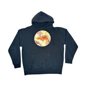 FUCT Circle Desert Camo Logo Hoodie Sweatshirt Pullover Size Large Erik Brunetti